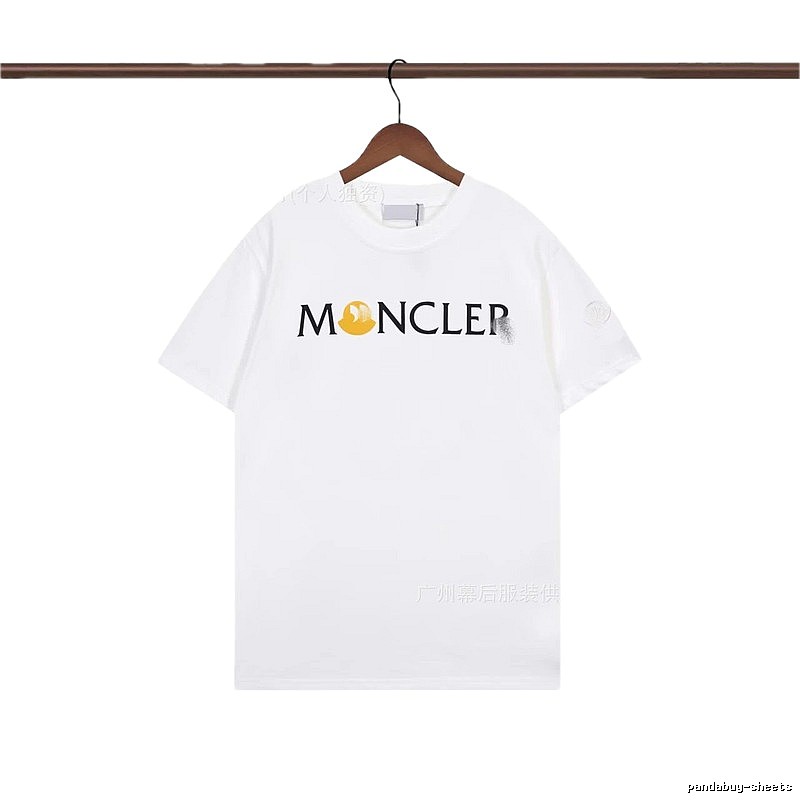 Moncler Printed Casual White Short-sleeve T-shirt