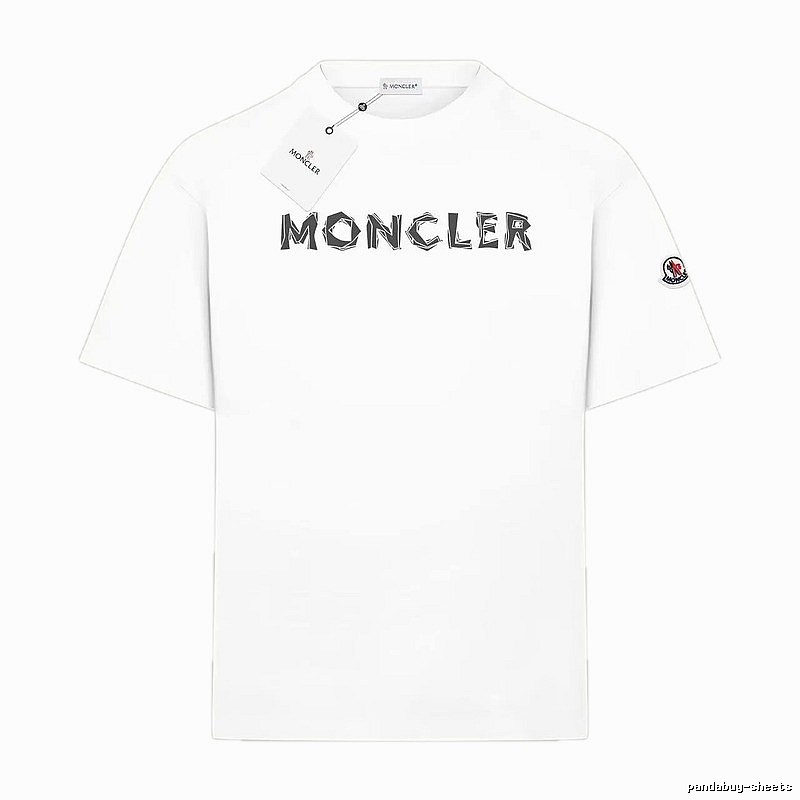 Moncler Simple and Fashionable White T-shirt