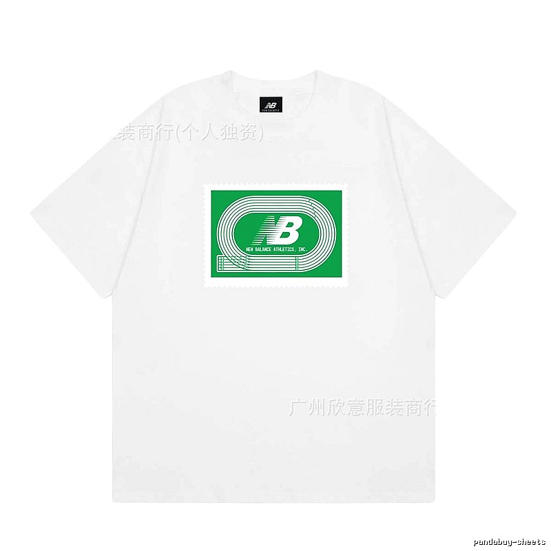 New Balance Printed Casual Style White T-Shirt