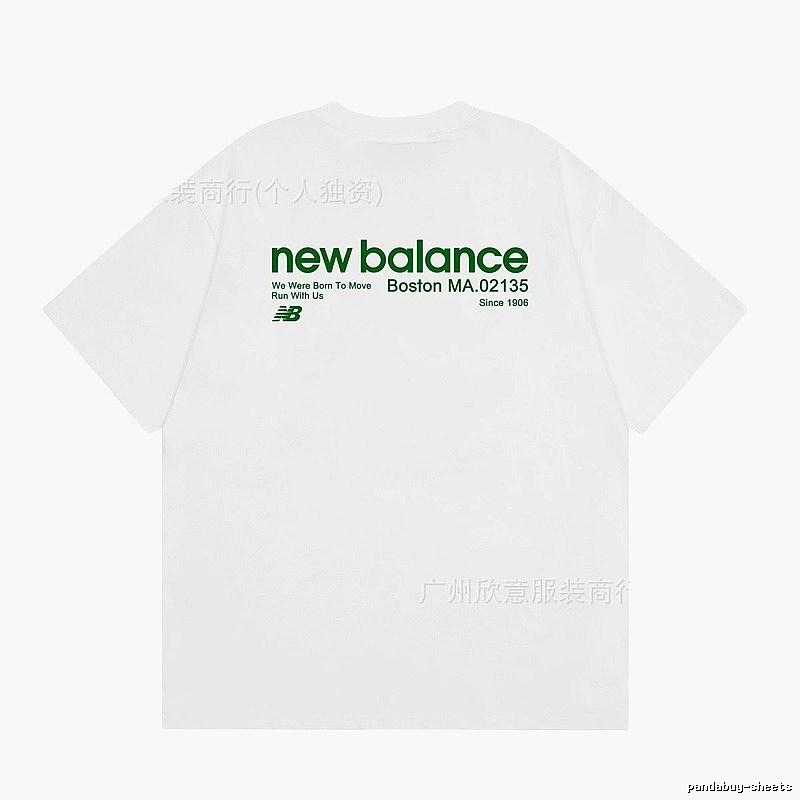 New Balance Vintage Casual Printed White T-Shirt