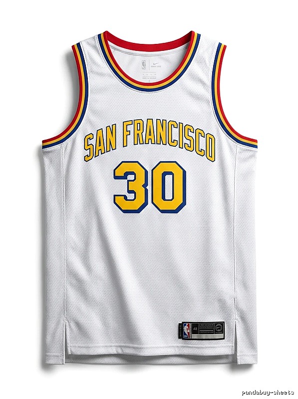 Nike Curry retro-style white jersey