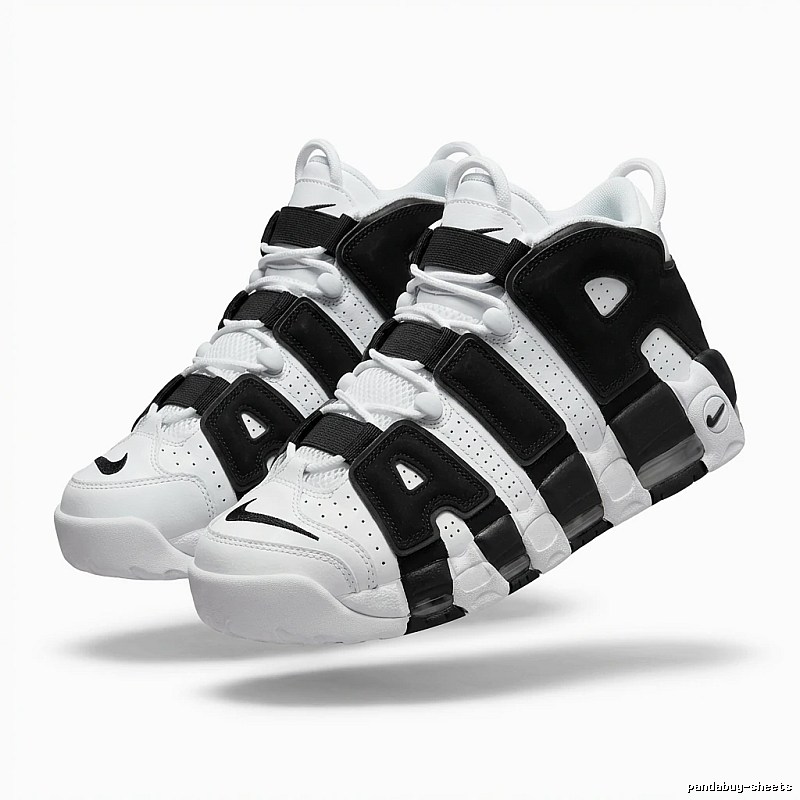 Nike Pippen Black and White Retro Athletic Shoes