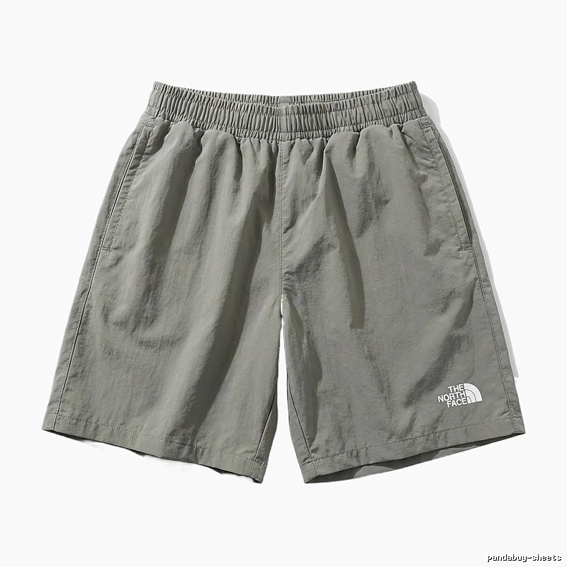 North Face casual style gray-green shorts