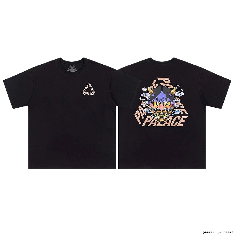 Palace Hannya Print Street Style Black T-Shirt