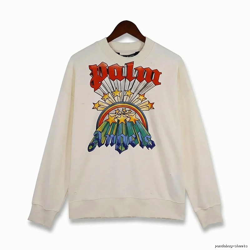 Palm Angels Rainbow Print Sweatshirt