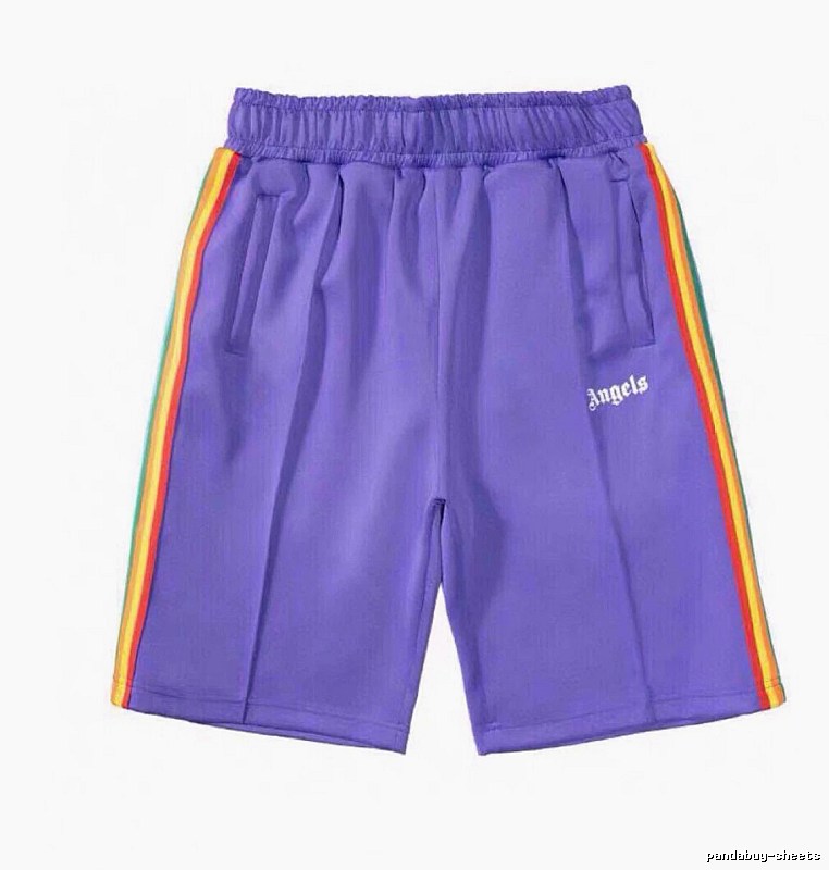 Palm Angels Weekend Track shorts Black Side Stripe for Seasonal Looks