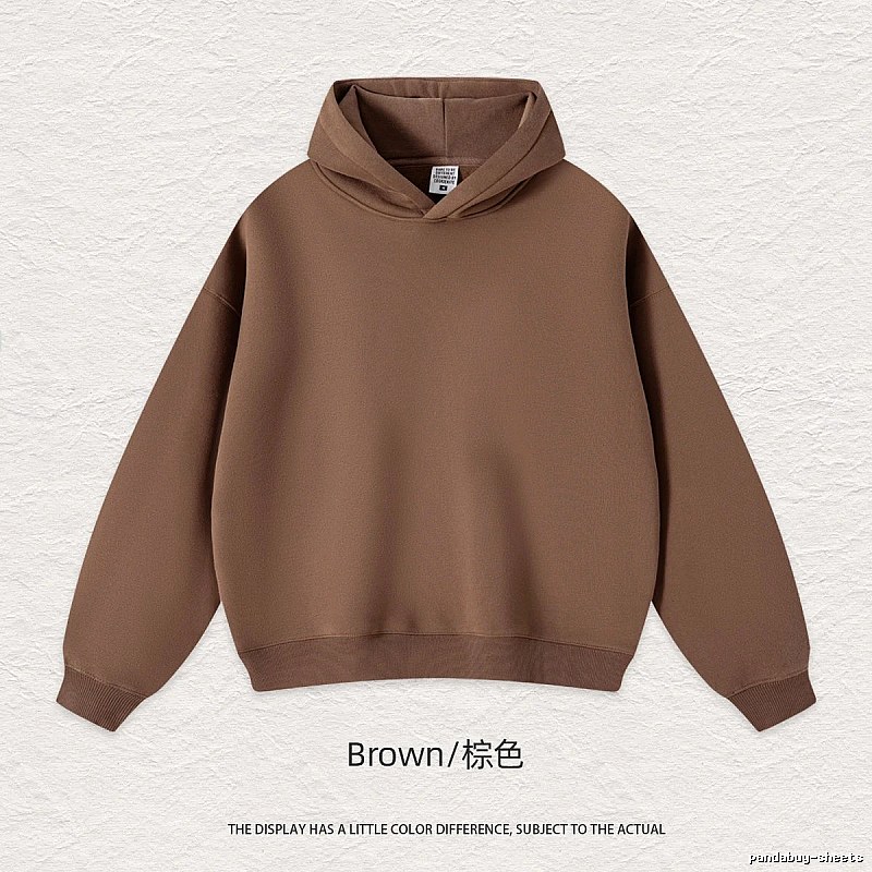 Patterned Blank pullover hoodie Black Minimal A with Polished Detail