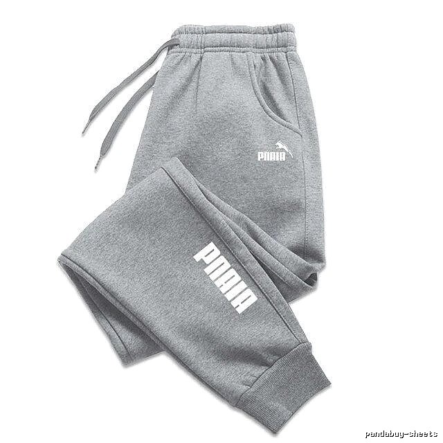 Puma Logo Detail Sweatpants Black Drawstring Sweatpants with Relaxed Feel