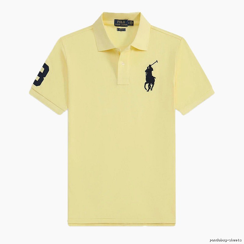Ralph Lauren Polo Series Casual Yellow Polo Shirt