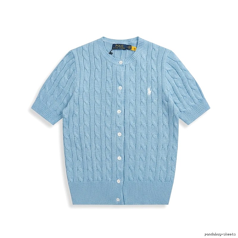 Ralph Lauren Polo Series Light Blue Knitted Cardigan