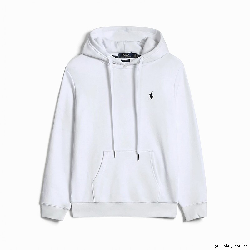 Ralph Lauren Polo white hooded sweatshirt