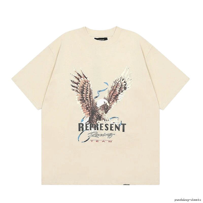 Represent Flying Eagle Vintage Beige T-Shirt