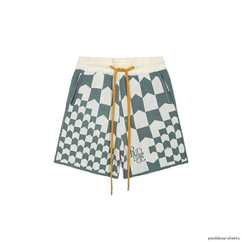 RHUDE Checkered Casual Shorts