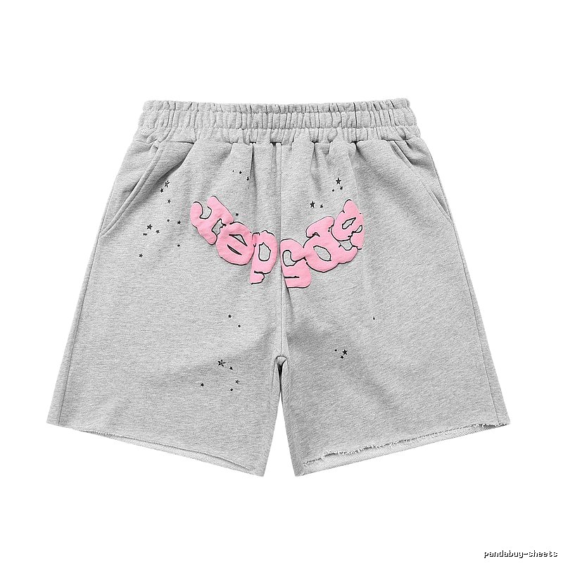 Shorts with Sp5der letter print style