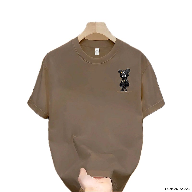 Streetwear Brand Gloomy Bear Street Style Khaki T-Shirt