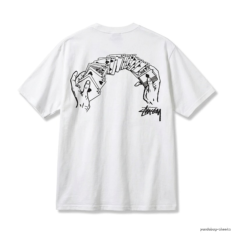 Stussy Poker Print Style T-shirt