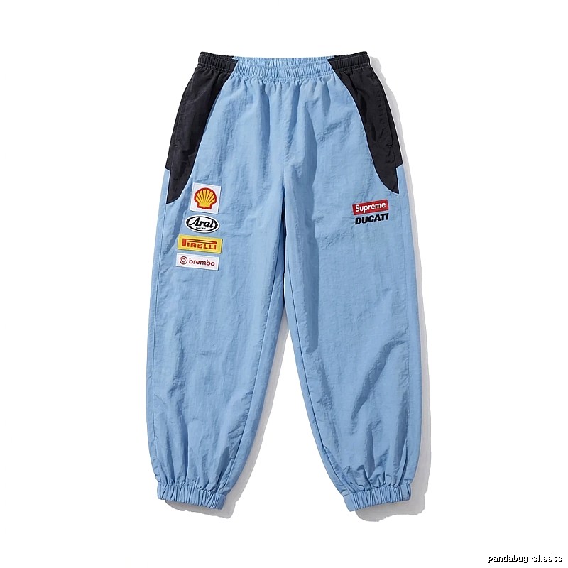 Supreme Ducati Co-branded Wind Blue Pants