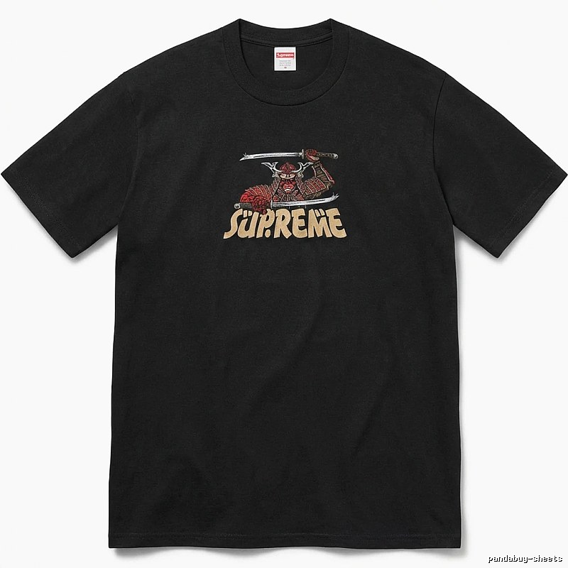 Supreme Samurai-style Black T-shirt