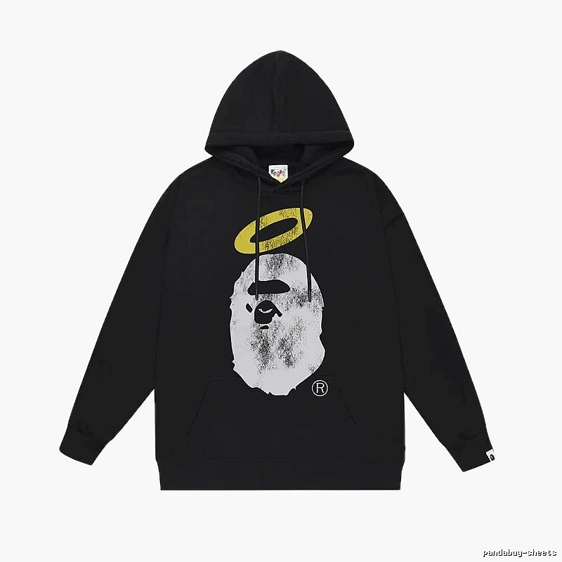 The trendy style of Bape sweatshirt in black.