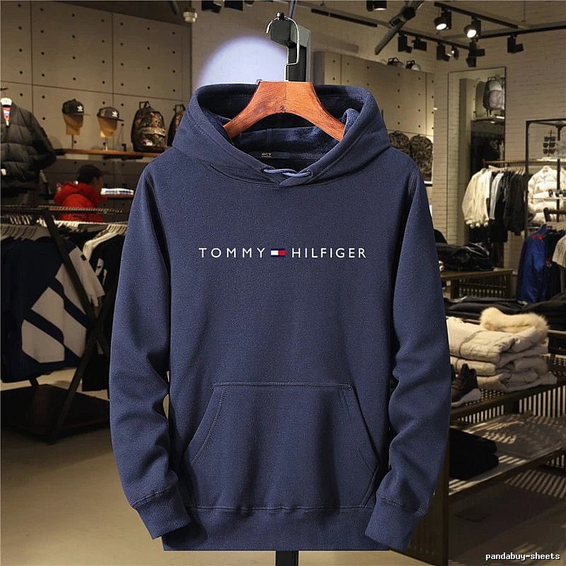 Tommy Hilfiger Logo Detail Logo hoodie White Tommy Hilfiger with Relaxed Feel