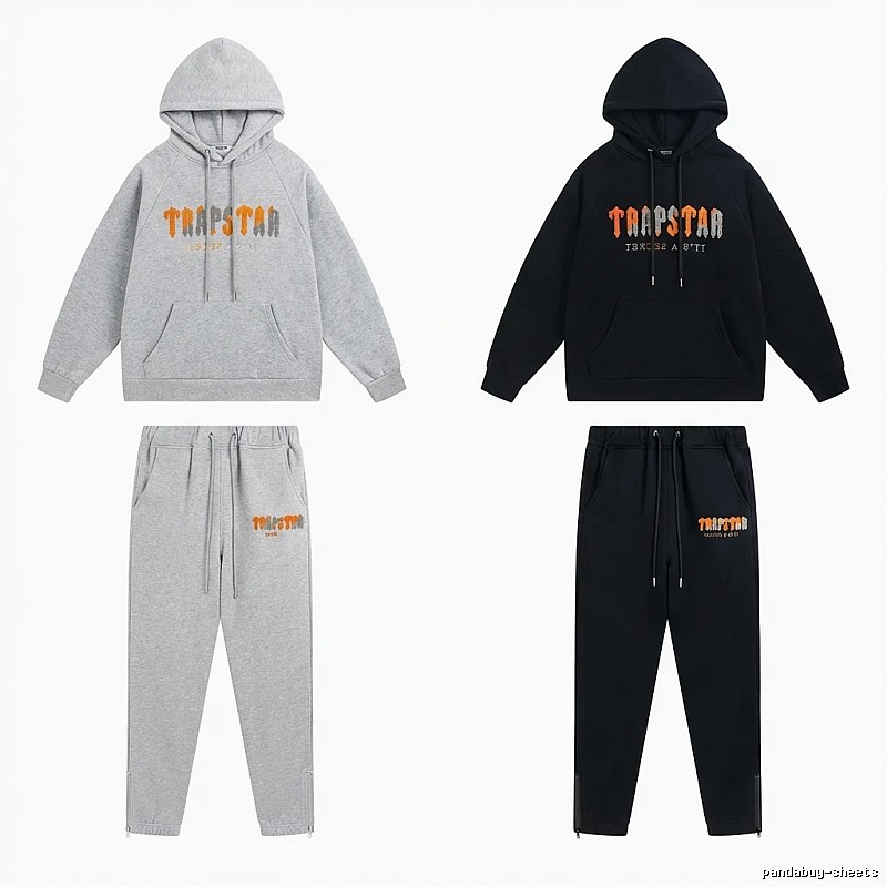 Trapstar Printed Streetwear Set (Grey/Black)
