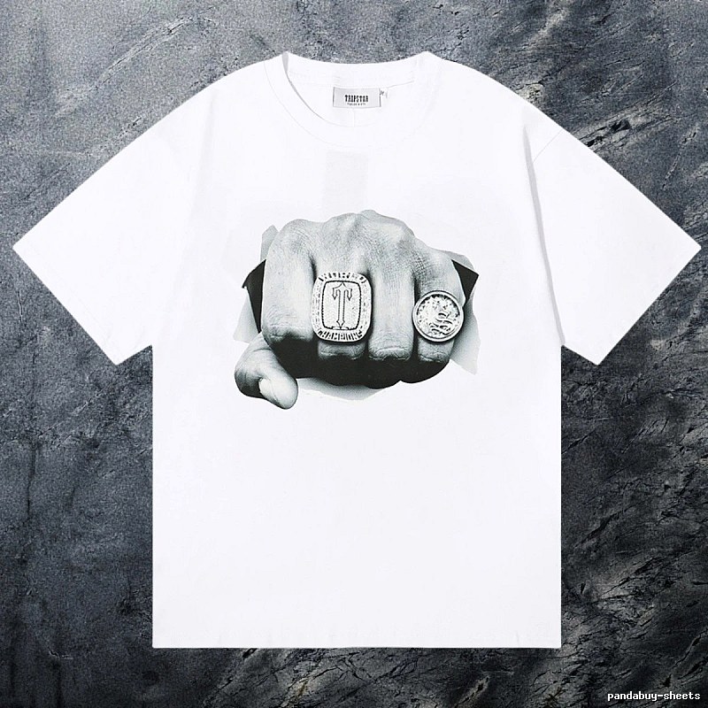 Trapstar Sport Keys graphic T-shirt Black White Key for Collection Drops