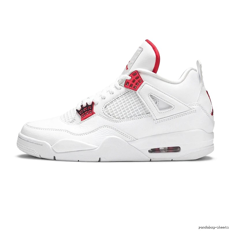 Trendy Red and White Jordan AJ4 Shoes