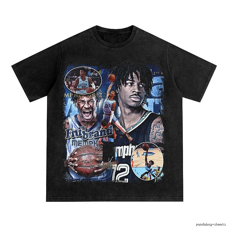 Tupac Classic Portrait graphic T-shirt Black Tupac Collage for Daily Styling