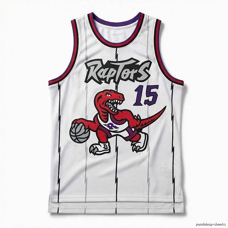 Vince Carter's white jersey of the Raptors team.
