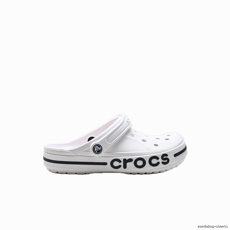 White trendy style of Crocs clogs
