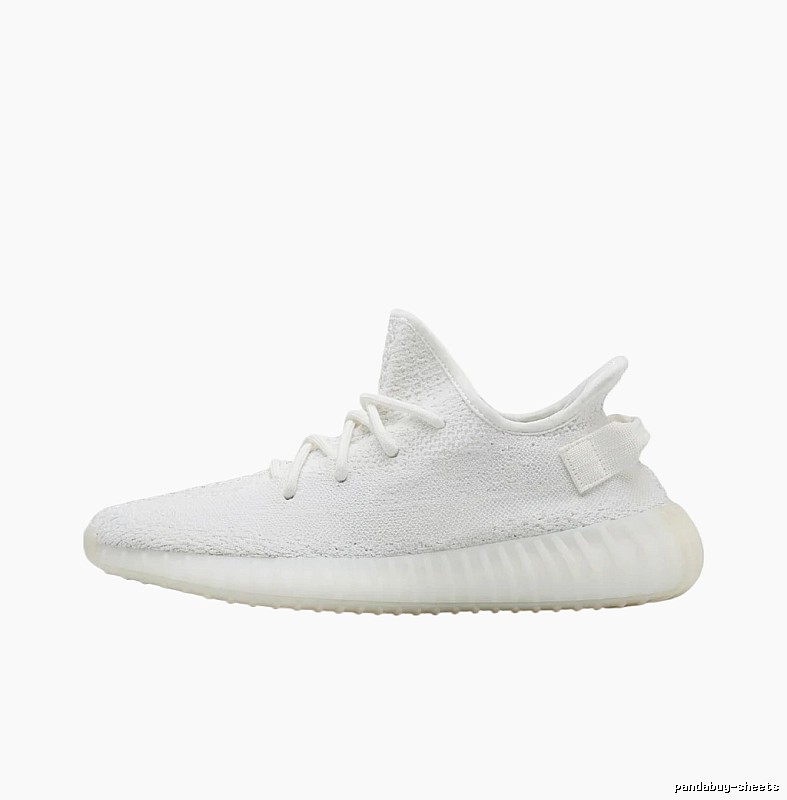 Yeezy minimalist style white shoes